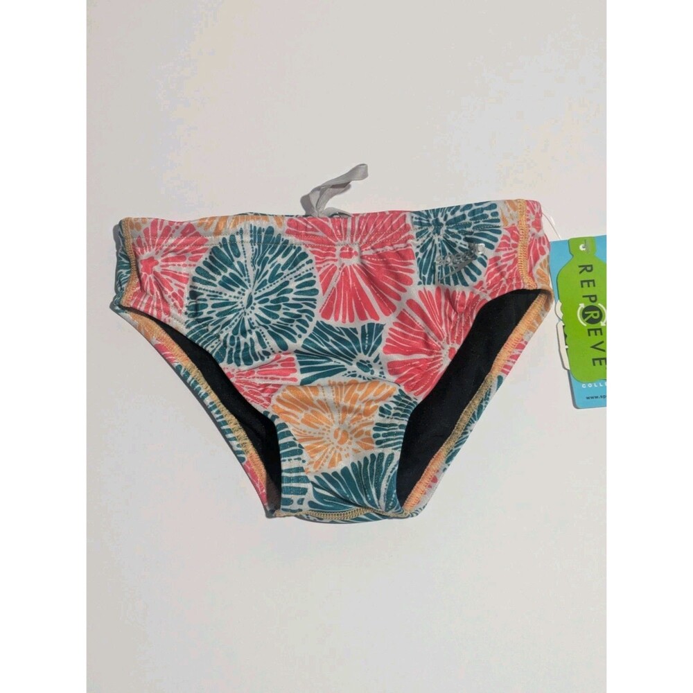 Speedo Eco Endurance Floral Swim Brief Aurora Pink Men's 24